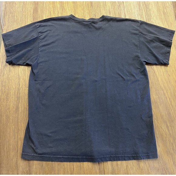 Vintage Bella 50/50 Black Tee Made in USA One Size - Picture 2 of 6